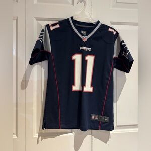 NFL Youth on the Field Edelman Patriots Jersey -